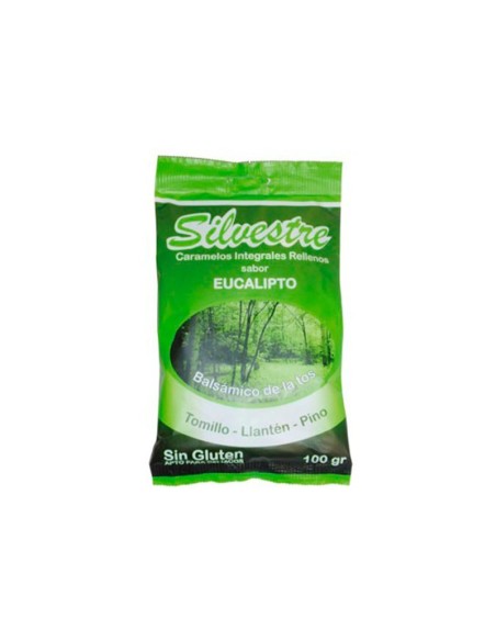 Caramelos Rellenos De Eucalipto Azucar 100 Gramos Silvestre