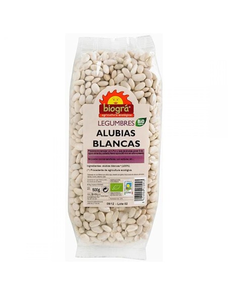 Alubias Blancas 500G Biogra Bio de Biográ (Sorribas)