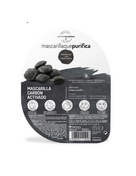 Mascarilla Que Purifica 40 Ml de Herbora