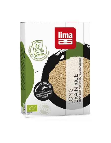 Arroz Integral Largo Lima 4X125 G de Lima
