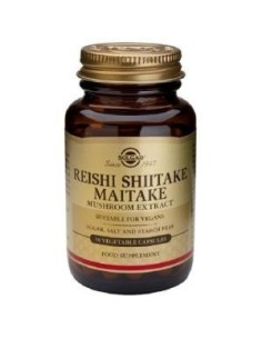 Reishi Shiitake Maitake  50 cápsulas vegetales Solgar