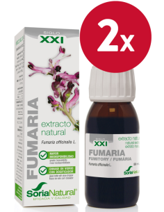 Pack de 2 ud Ext. Fumaria Xxi 50Ml. S/Al de Soria Natural