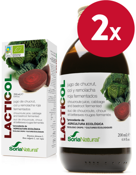 Pack de 2 ud Lacticol Ecologico Jugo De Chucrut 200Ml de Sor