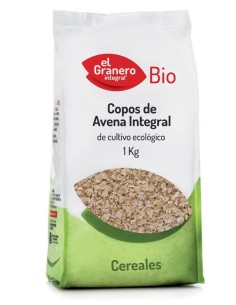 Copos De Avena Integral Bio, 1 Kg de El Granero Integral