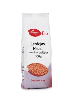 Lentejas Rojas Bio, 500 G de El Granero Integral