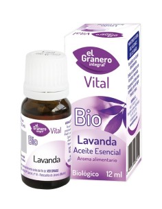 Aceite Esencial De Lavanda Bio, 12 Ml de El Granero Integral