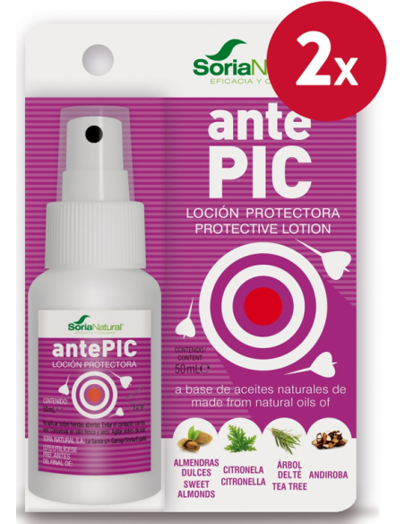 Pack de 2 ud Antepic Locion Protectora Antimosquitos 50Ml. d