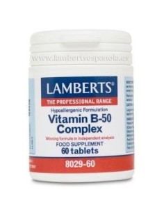 Pack de 2ud Vitamina B-50 Complex 60  Comprimidos de Lambert