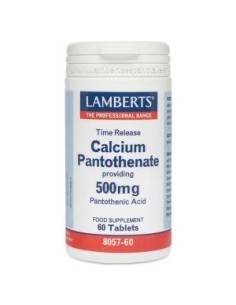 Pack de 2ud Pantotenato De Calcio 500 Mg. 60  Comprimidos de