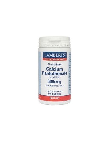 Pack de 2ud Pantotenato De Calcio 500 Mg. 60  Comprimidos de