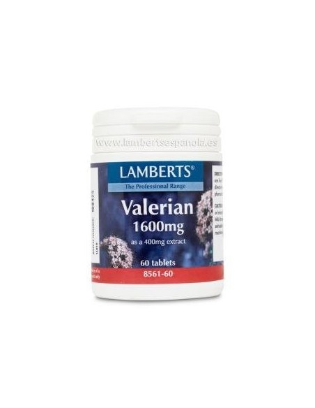 Pack de 2ud Valeriana 1600Mg. 60 Comprimidos de Lamberts