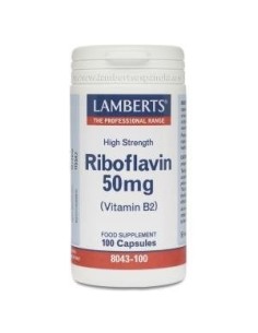 Pack de 2ud Vitamina B-2 50 Mg.(Riboflavina) 100 Cap. de Lam