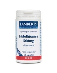 Pack de 2ud L-Metionina 500 Mg. 60 Cap. de Lamberts