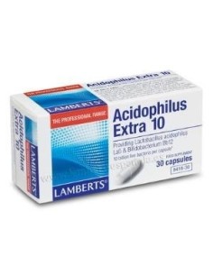 Pack de 2ud Acidofilus Extra 10 30Cap. de Lamberts