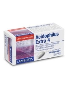 Pack de 2ud Acidofilus Extra 4 S/Leche 60 Cap. de Lamberts