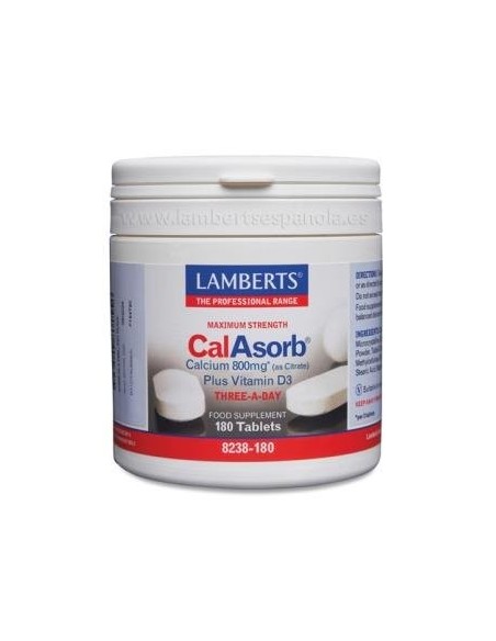 Pack de 2ud Calasorb Citrato De Calcio 800Mg.180 Comprimidos