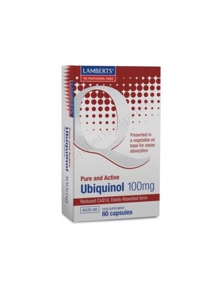 Pack de 2ud Ubiquinol 100Mg. 60Cap. de Lamberts