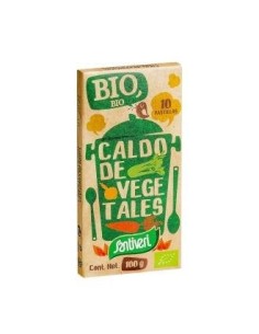 Caldo Vegetal 10Pastillas. Bio Santiveri
