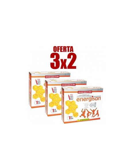 Pack 3x2 Energisan 15Viales de Pinisan