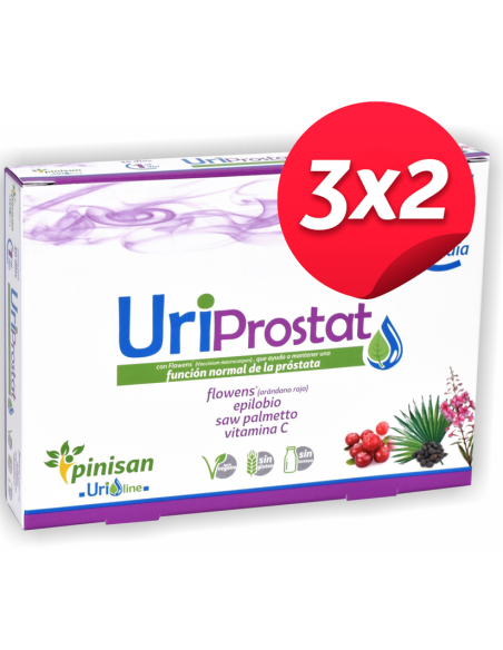 Pack 3x2 Uriprostat 30Cap. de Pinisan