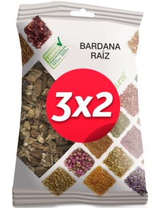 Pack 3X2 Bardana Raiz Bolsa 50Gr. de Soria Natural.
