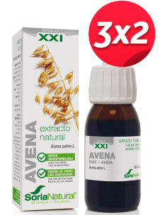 Pack 3X2 Ext. Avena Xxi 50Ml. S/Al de Soria Natural.