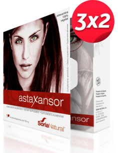 Pack 3X2 Astaxansor 30 Perlas de Soria Natural
