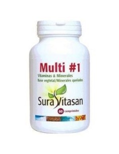 Pack de 2 uds Multi 1 Vitamins & Minerals 60Comp. de Sura Vitasan