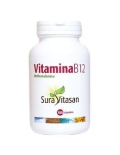 Pack de 2 uds Vitamina B12 (Metilcobalamina) 500Mcg. 100Cap. de Sura Vitasan