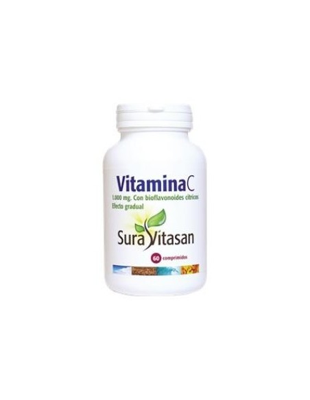 Pack de 2 uds Vitamina C 1000Mg. Efecto Gradual 60Comp. de Sura Vitasan