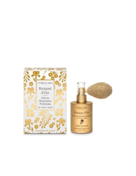 Bouquet De Oro Polvo Iluminador Cuerpo Cabello 10G L´Erbolario