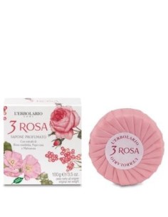 Rosa Jabon Pastilla 100 Gramos L´Erbolario