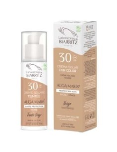 Crema Facial Color Beige Spf30 50 Mililitros Alga Maris - Lab. Biarritz