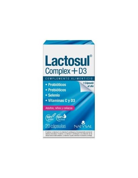 Lactosul Complex + D3 20Cap. de Natysal