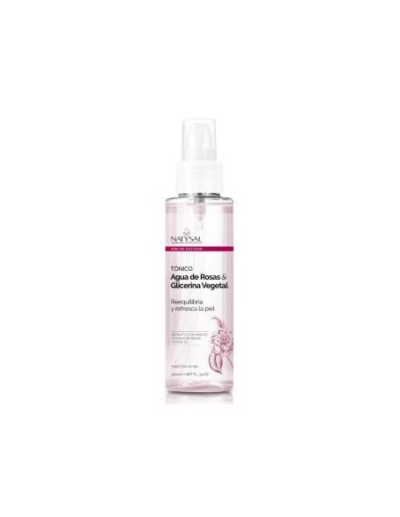 Tonico Agua De Rosas Y Glicerina Vegetal 100Ml. de Natysal
