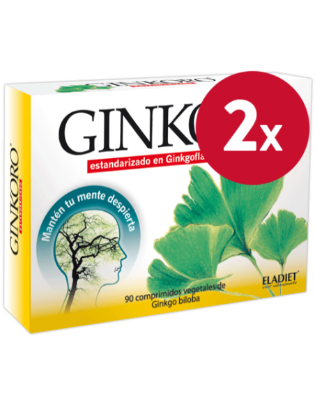 Pack de 2 uds Ginkoro 90Comp de Eladiet