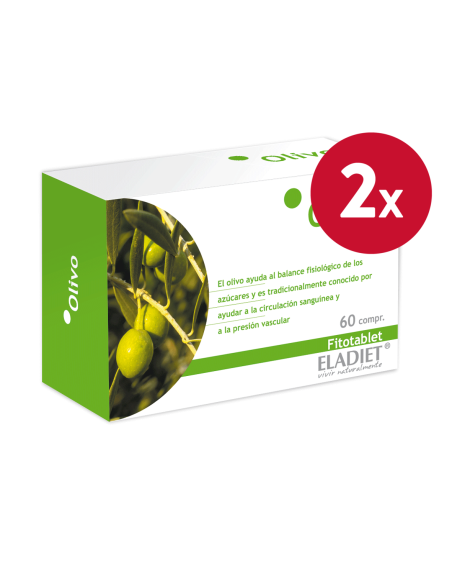 Pack de 2 uds Fitotablet Olivo 60Comp. de Eladiet