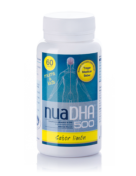 Nuadha 500 60 perlas masticables sabor limon de Nua