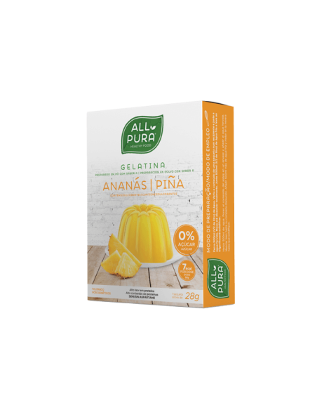 Gelatina Piña Zero 28 Gr de Dietmed