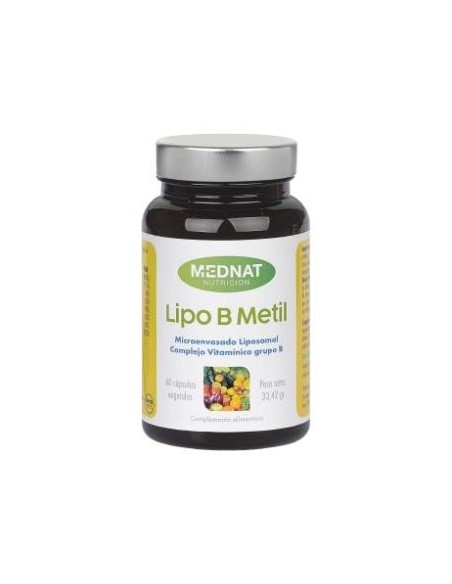 Lipo B Metil (B Complex) 60 Cápsulas  Mednat