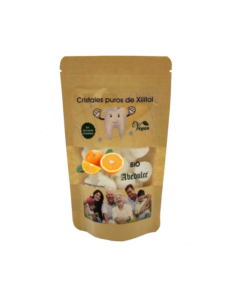 Caramelos de xilitol sabor Naranja bio 40x3.8g Abedulce