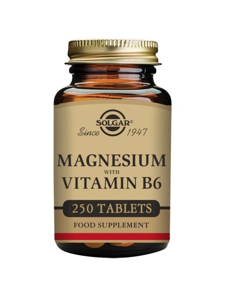 Magnesio + Vitamina B6  250 comprimidos Solgar