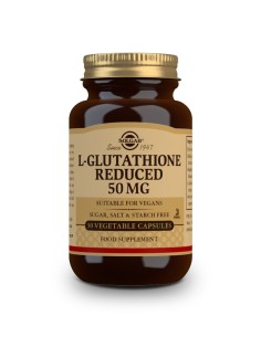 L-glutatión 50 mg  30 cápsulas vegetales Solgar
