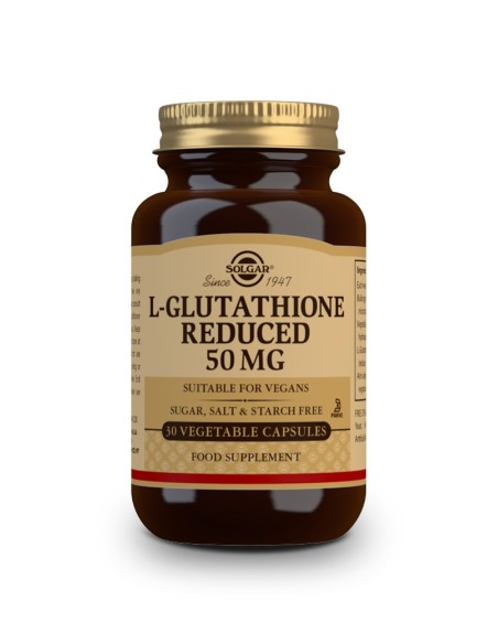 L-glutatión 50 mg  30 cápsulas vegetales Solgar