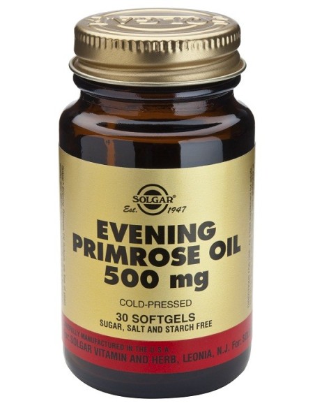 Aceite de Prímula de Rosa 500 mg  30 cápsulas blandas Solgar