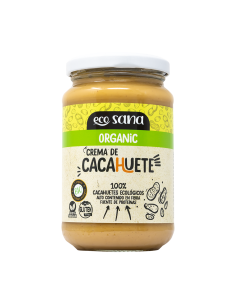 Crema Cacahuete Bio 350G Ecosana