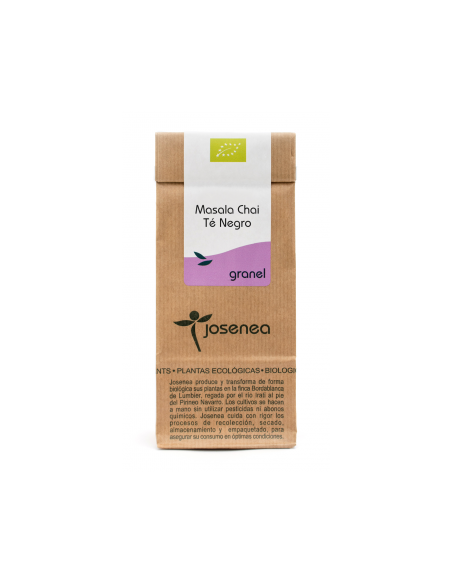 Masala Chai-Té Negro Bio 75 Gr. Bolsa Kraft Granel 75 Gr. de Josenea