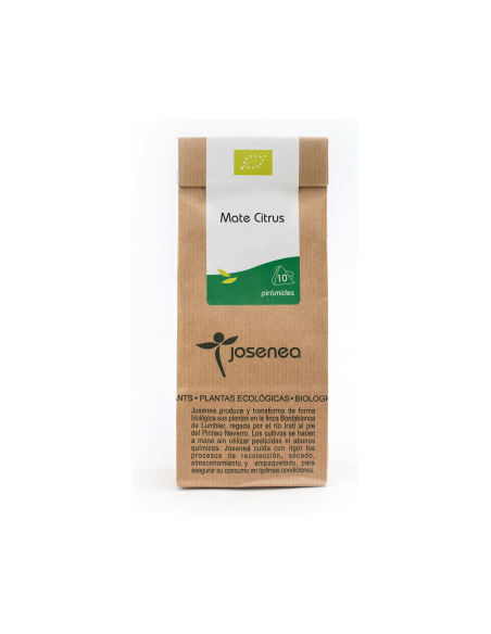 Mate Citrus Bio 10 Pir. Bolsa Kraft 10 Pirámides de Josenea