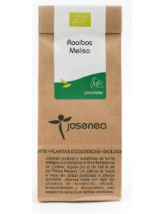 Rooibos-Melisa Bio 10 Pir.  Bolsa Kraft 10 Pirámides de Josenea