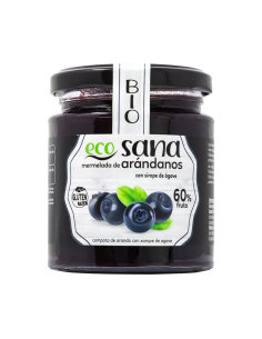 Mermelada Extra Arandano S/Azucar Con Agabe Sirope Bio 260G